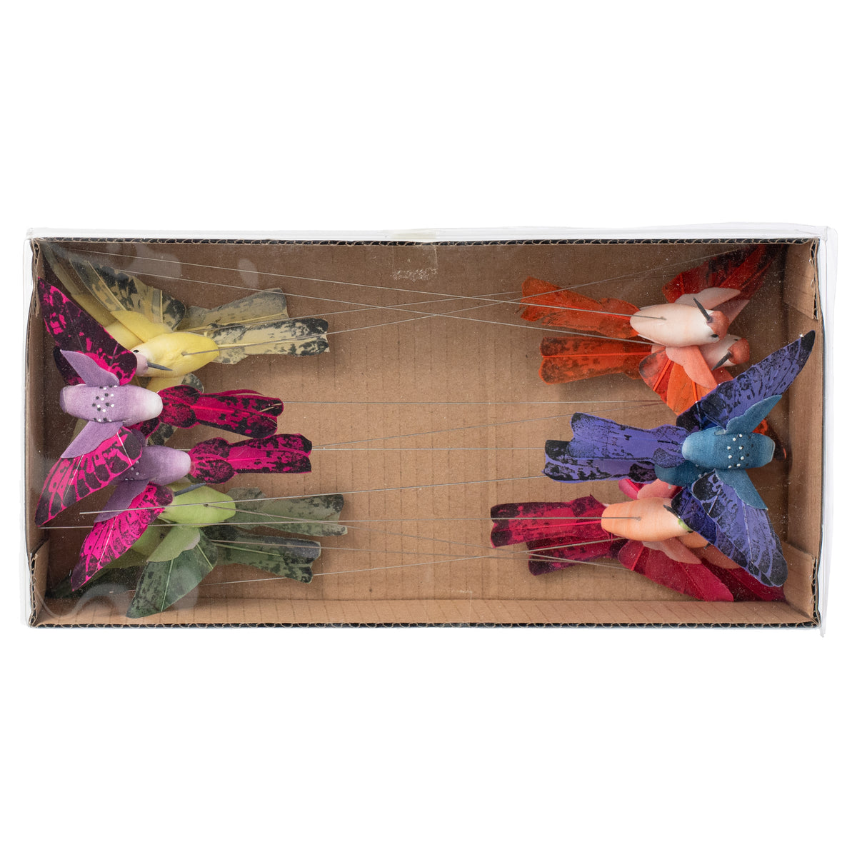 3.5" Wired Hummingbird Ornaments: Multicolor (Set of 12) detail photo 3