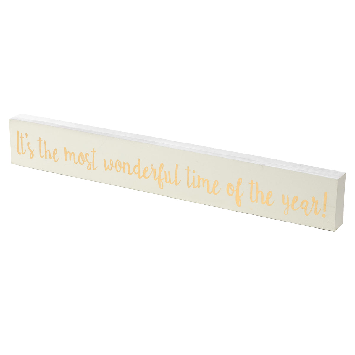 18" Wonderful Time Of The Year Block Sign Item Number: 270309
