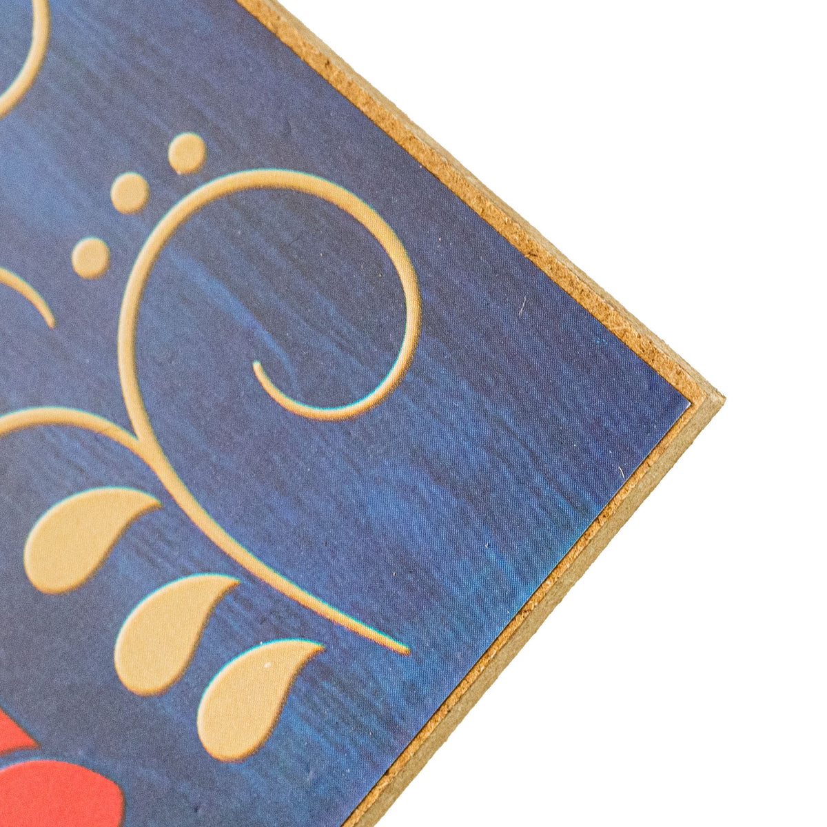 12" Wooden Sign: Blue Nutcracker detail photo 3