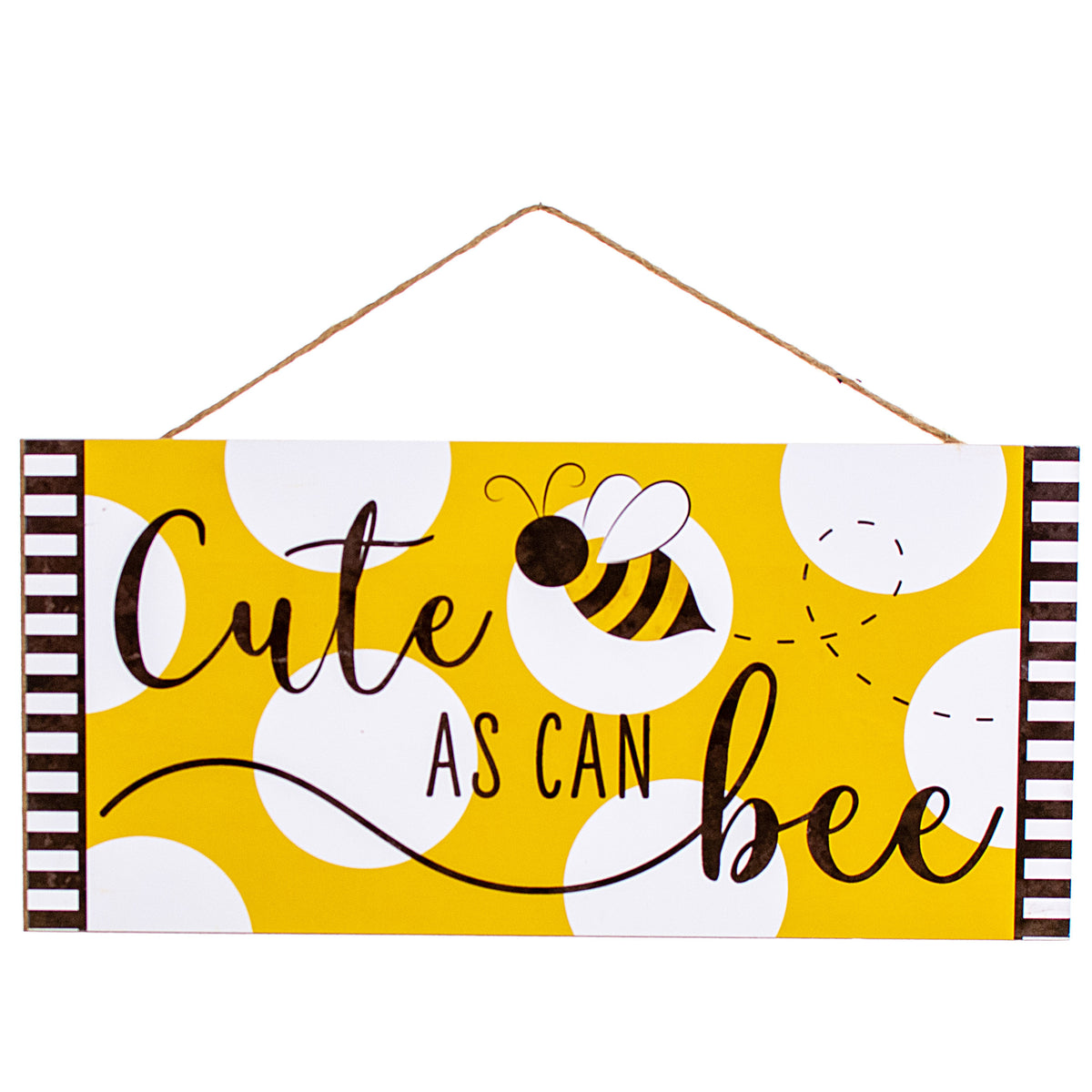 12" Wooden Sign: Cute As Can Bee Item Number: AP8732