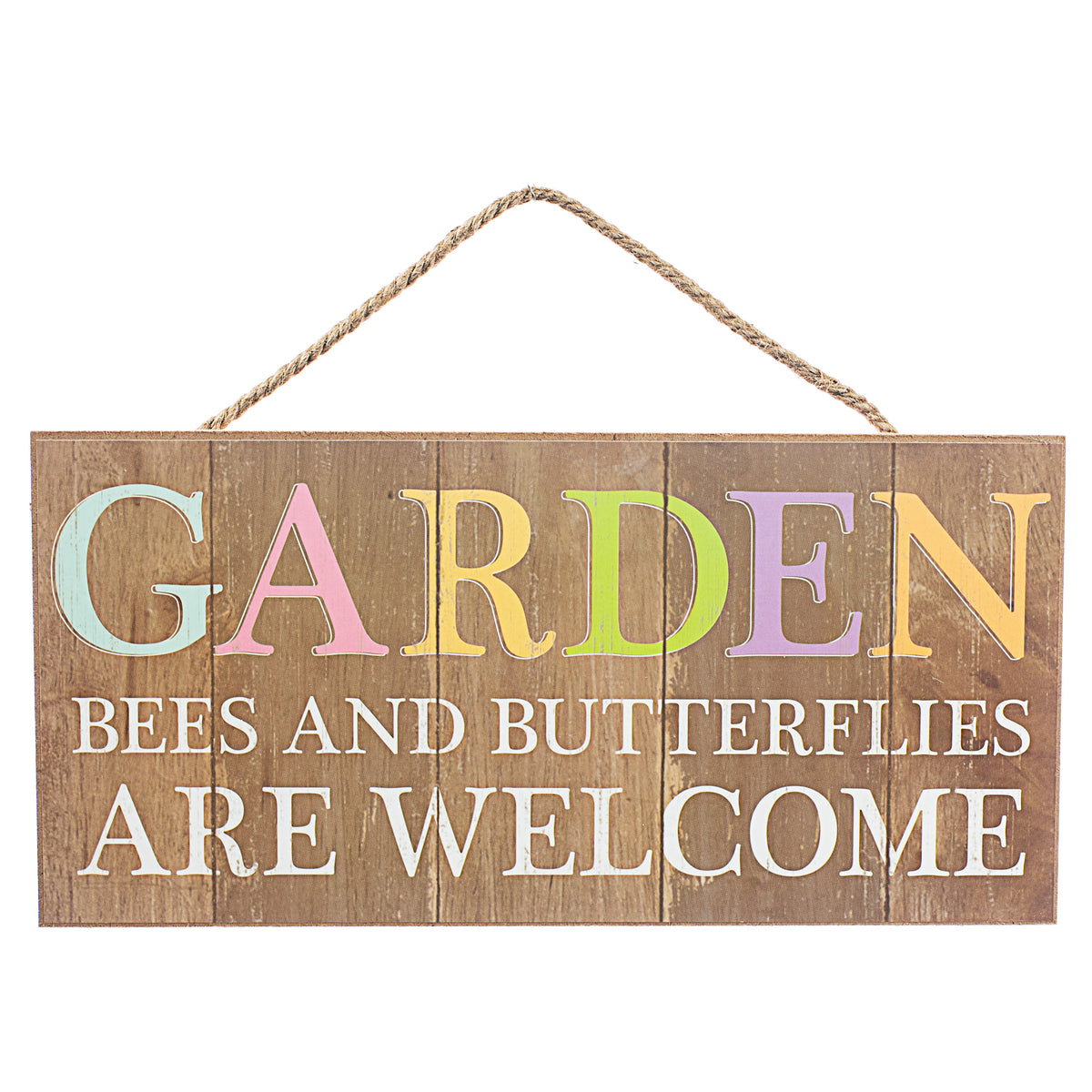 12" Wooden Sign: Garden Welcome Item Number: AP8359