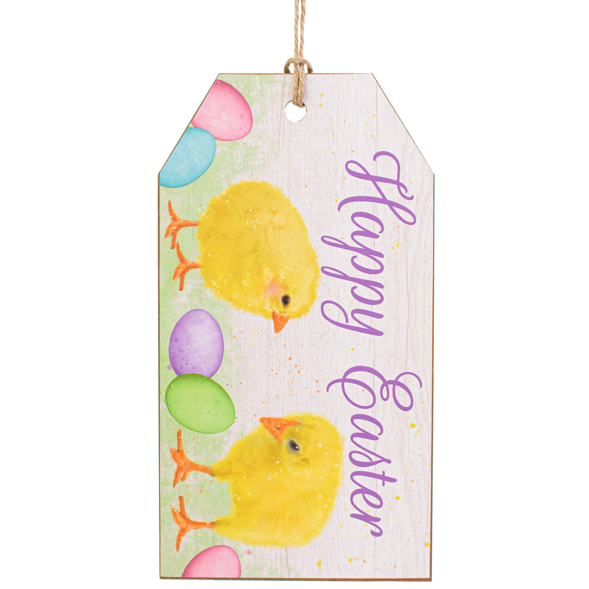 12" Wooden Sign: Happy Easter Tag Item Number: AP8716