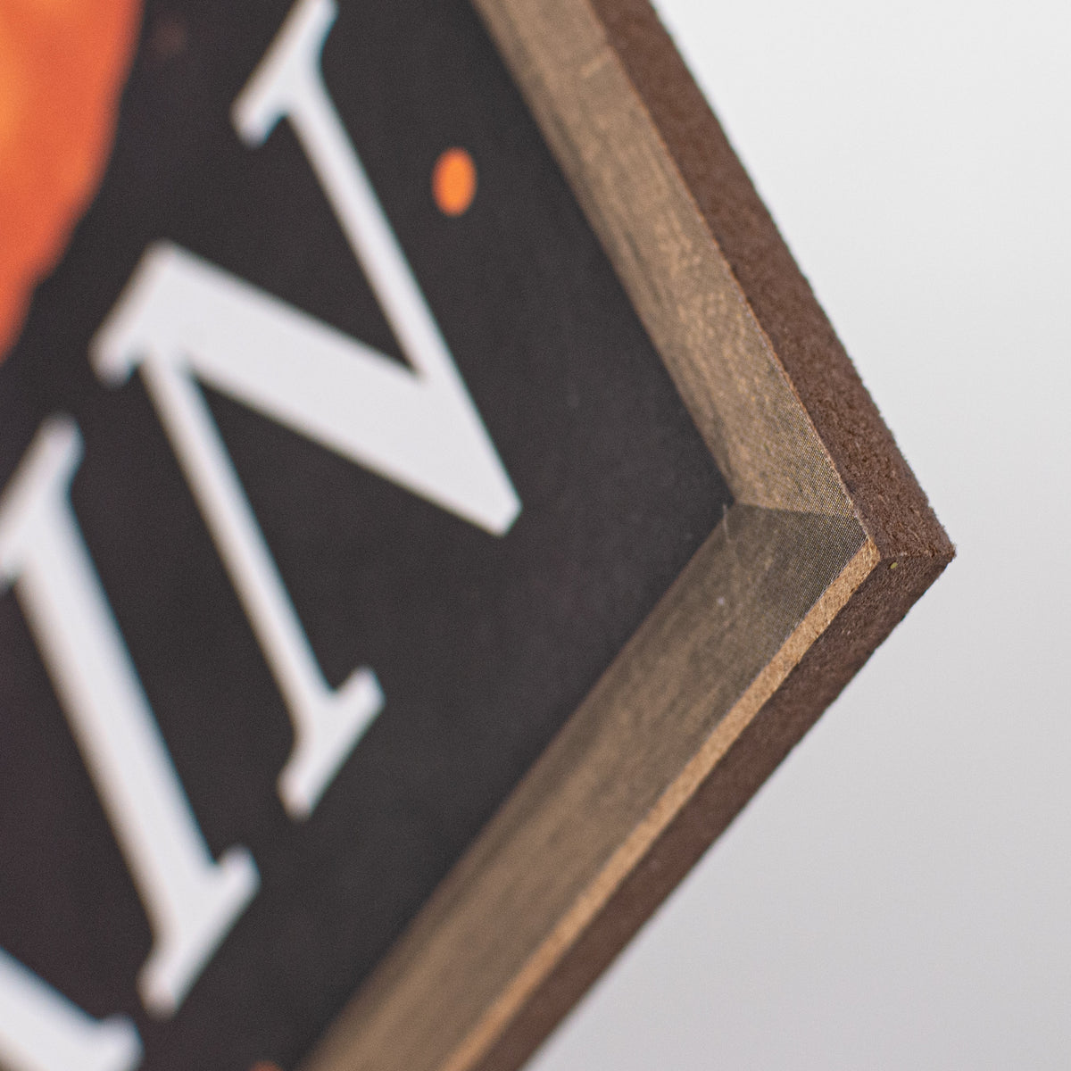 12" Wooden Sign: Hello Pumpkin detail photo 3
