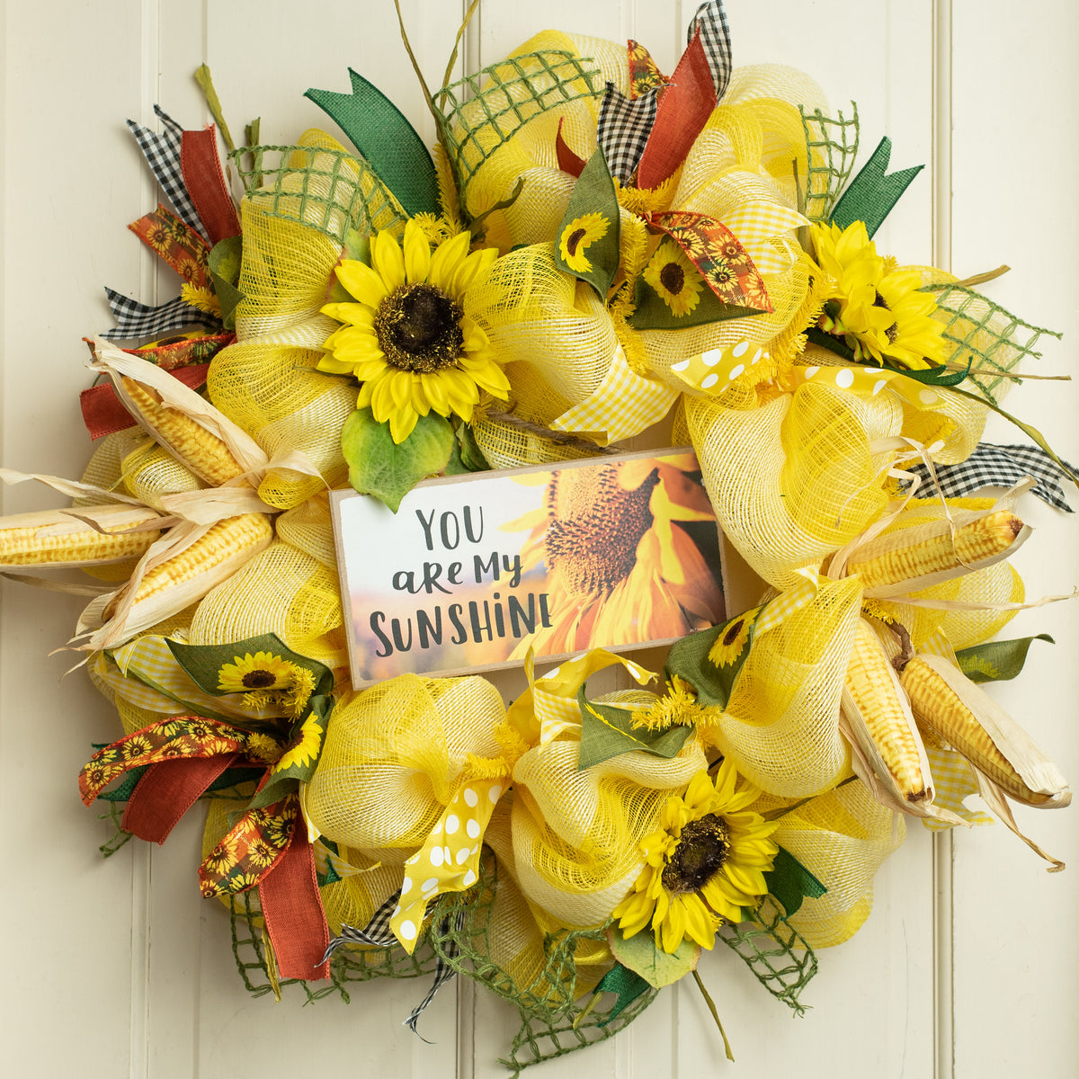 10" Wooden Sign: You Are My Sunshine Sunflower Lifestyle Photo