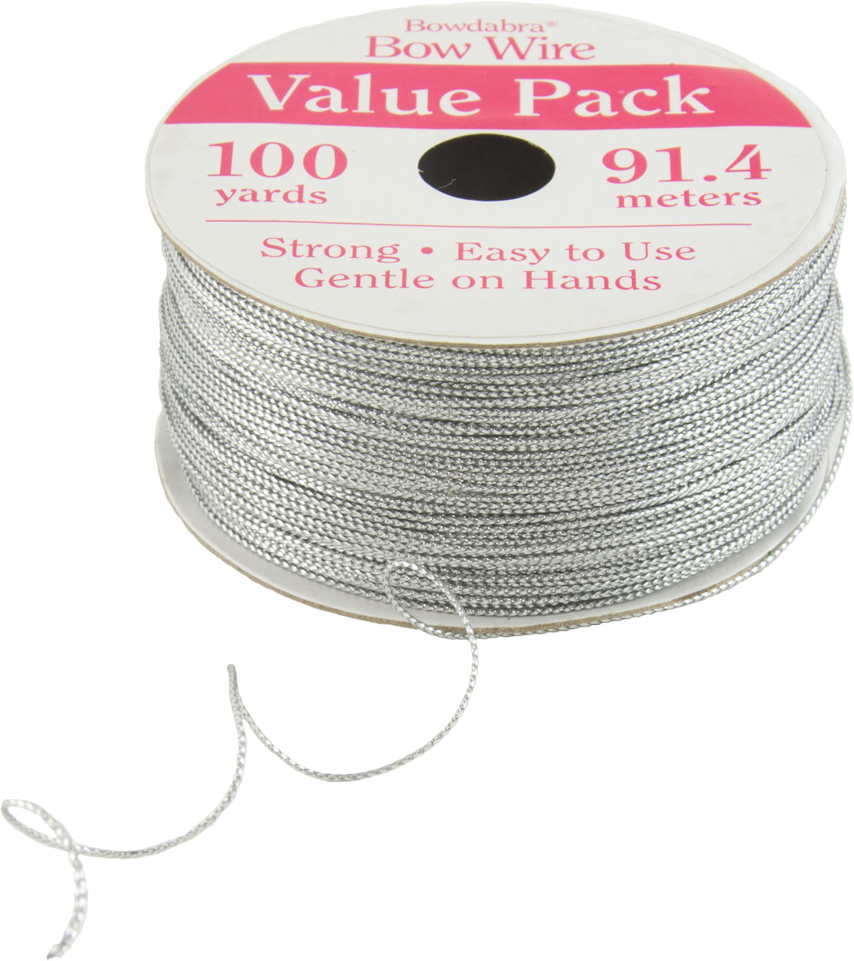 100 Yard Bowdabra Wire Roll: Silver Lifestyle Photo