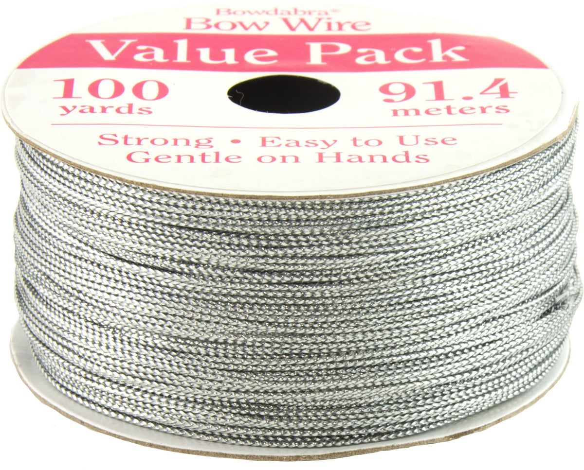 100 Yard Bowdabra Wire Roll: Silver Item Number: BOW3060