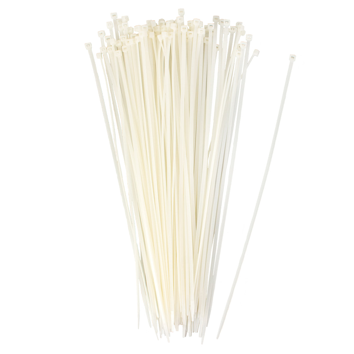 11" Zip Tie: Natural Clear (100) Item Number: N-11-40-9-C